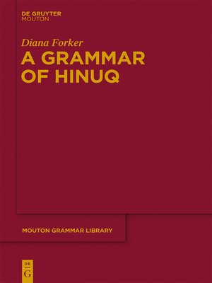 cover image of A Grammar of Hinuq